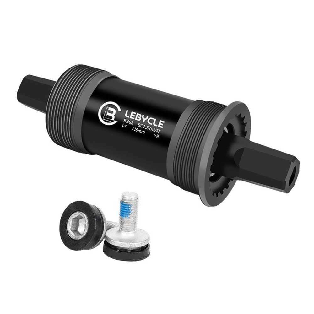 wueiooskj Square-Taper Bicycle Bottom Bracket with Sealed Bearing