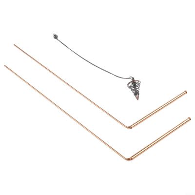 Discover Water and Energy with 99.9% Copper Dowsing Rods and Pendulum
