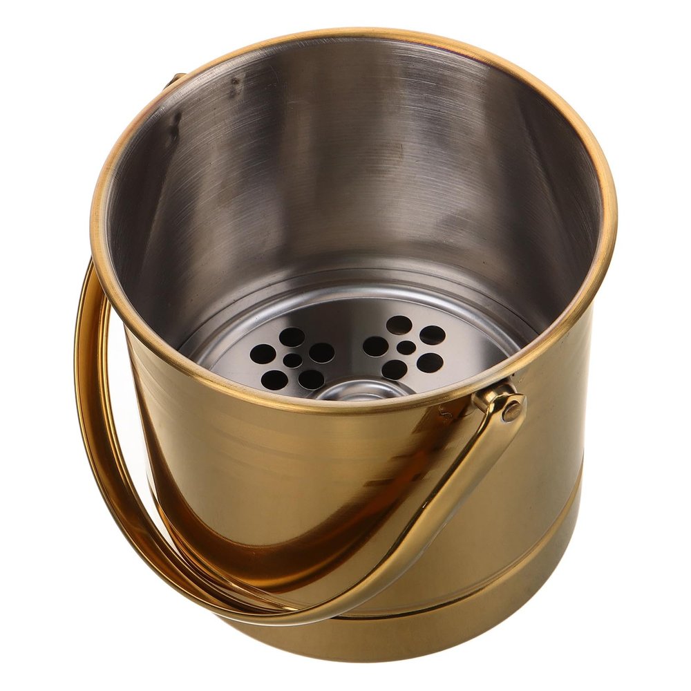 LOPUNER 1.6L Stainless Steel Ice Bucket with Carry Handle