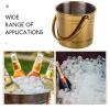 LOPUNER 1.6L Stainless Steel Ice Bucket with Carry Handle view 3