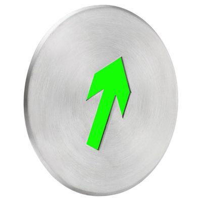 SOESFOUFU Stainless Steel Self-Luminous Emergency Exit Sign for Shopping Centers