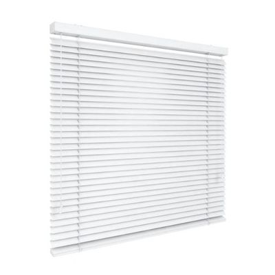 time4blinds Aluminum Venetian Blinds, 1100 x 2700 mm, Right Control, 50 mm Slats, High-Gloss White