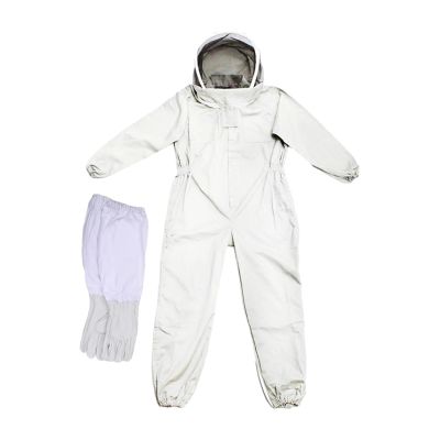 Beekeeping Suit, Full-Body Cotton, Multicolor, Adults (XXL Sleeve Gloves C)