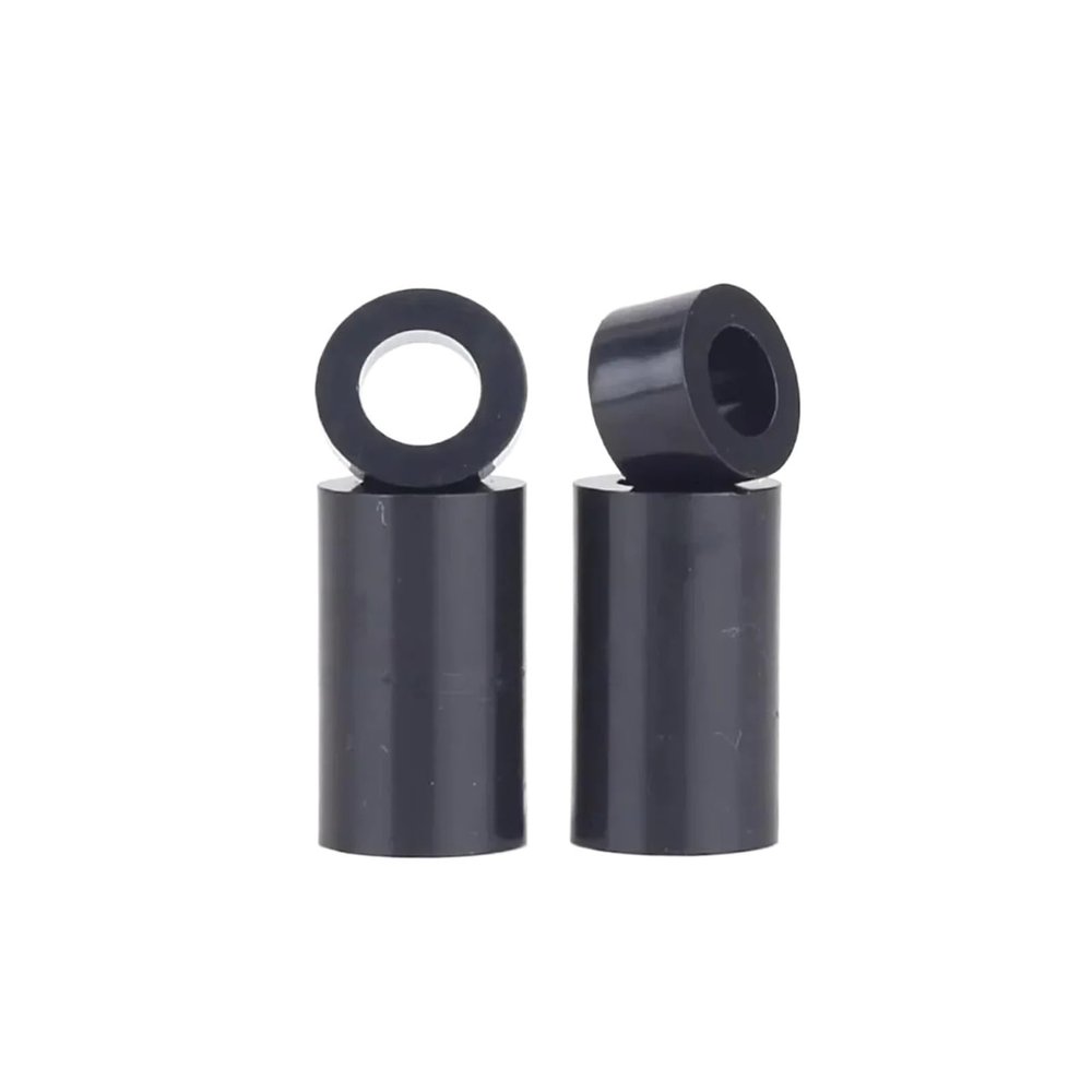 Black Nylon Insulating/Support Spacer with Plastic Sleeve, Hollow Pass-Through, 300 pcs, 7 × 4.2 × 6