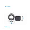 Black Nylon Insulating/Support Spacer with Plastic Sleeve, Hollow Pass-Through, 300 pcs, 7 × 4.2 × 6 view 2