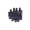 Black Nylon Insulating/Support Spacer with Plastic Sleeve, Hollow Pass-Through, 300 pcs, 7 × 4.2 × 6 view 3