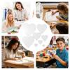 Heart Shape Quilting Template Set - 8 Pieces view 3