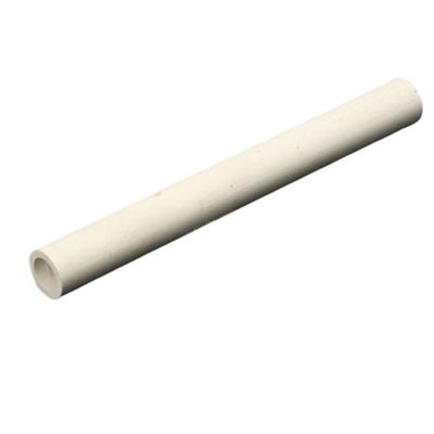 Ceramic Hollow Tube, 2-Piece Ceramic Insulating Tubes, Length 220/400/300 mm, High-Strength High-Alumina Ceramic Tubes, Alumina Firing Tubes