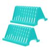 Glass Slide Drying Rack, 2-Pack, Plastic, Green view 1