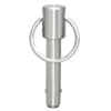 5–25 mm Diameter Stainless Steel Quick-Release Pin with Spring Ball Lock, 1 Pc (12 x 50 mm) view 1