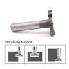 High-Performance T-Slot Cutter 12/14/16/18/20 mm, YG Alloy Indexable Cutter, 20x4Hx12dx90L-6T view 2