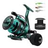 Spinning Reel with Alloy Gearing and High-Speed Retrieval for Carp and Saltwater Fishing view 1