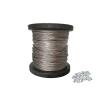 OJHFJMGH Steel Wire Rope, Saltwater Ocean Fishing Line, 0.33 mm Diameter (0.6 mm, 7×7, 100 Meters) view 1
