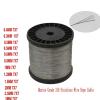 OJHFJMGH Steel Wire Rope, Saltwater Ocean Fishing Line, 0.33 mm Diameter (0.6 mm, 7×7, 100 Meters) view 2