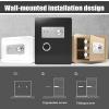 ZHANGGL CLSDRZC s Fireproof, Theft-Resistant Steel Safe Cabinet, Small, White, 30 x 35 x 30 cm view 4