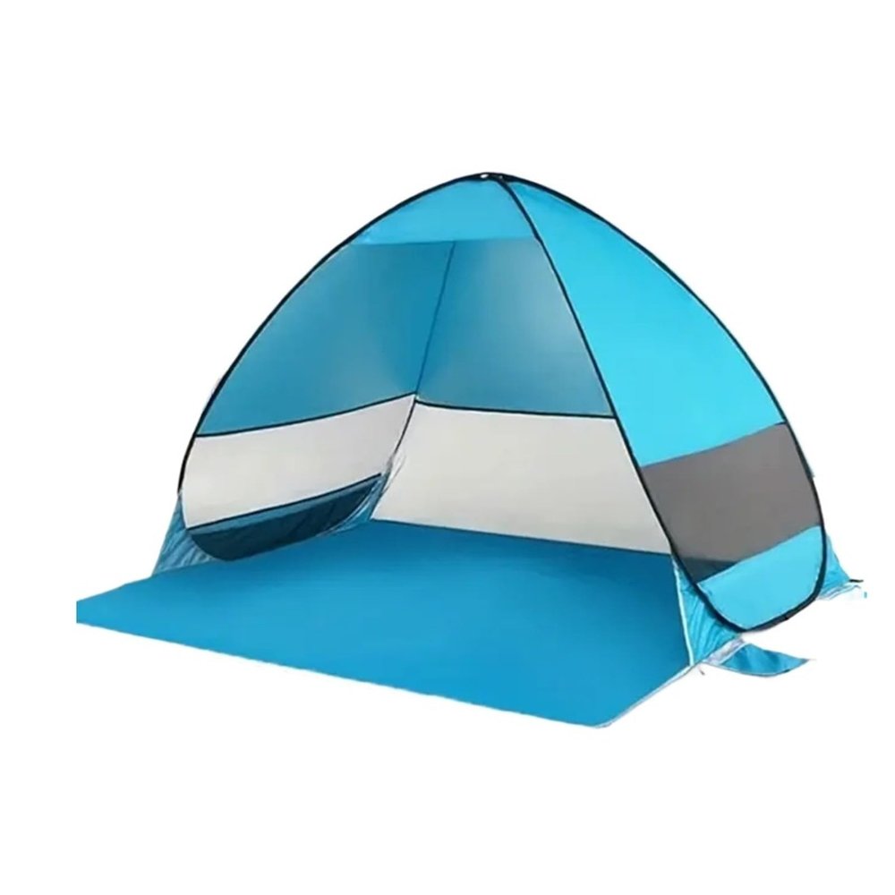 Pop-Up Beach Tent, Portable Canopy, Blue