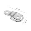 HEALEEP 8-Piece Iron D-Ring Tie-Down Anchors for Cars and Boat Trailers view 2