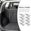 HEALEEP 8-Piece Iron D-Ring Tie-Down Anchors for Cars and Boat Trailers view 3