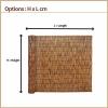 Privacy Screen Mat, Reed/Bamboo Mat, 50–180 cm High, Carbonized, 70 × 1000 cm view 2