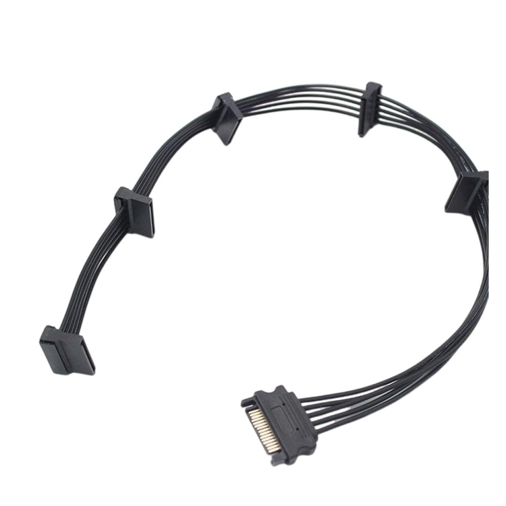 YROHGKPN 4-Pin IDE to 5×15-Pin Power Splitter Cable