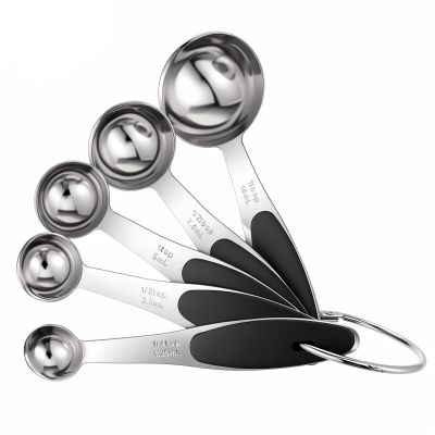 5-Piece Stainless Steel Measuring Spoon Set
