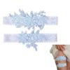 QEQSHQO Bridal Garter Blue Wedding 2-Piece Set view 1