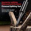 Manual Log Splitting Tool, Heavy-Duty Hand Splitter with Non-Slip Grip for Firewood and Outdoor Use view 2