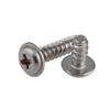 Round-Head Screws with Washers, 50-Piece M2–M4 Phillips Flat-Head Self-Tapping Screws, 304 Stainless Steel, A2, 420 mm (M2.6 x 6, 20 pcs) view 1