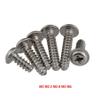 Round-Head Screws with Washers, 50-Piece M2–M4 Phillips Flat-Head Self-Tapping Screws, 304 Stainless Steel, A2, 420 mm (M2.6 x 6, 20 pcs) view 2