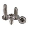 Round-Head Screws with Washers, 50-Piece M2–M4 Phillips Flat-Head Self-Tapping Screws, 304 Stainless Steel, A2, 420 mm (M2.6 x 6, 20 pcs) view 3