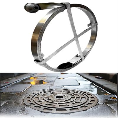 Manual Drain Auger with Durable Steel Cable