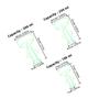 30-Piece Green Plastic IV Net Covers for Saline Bottles view 2