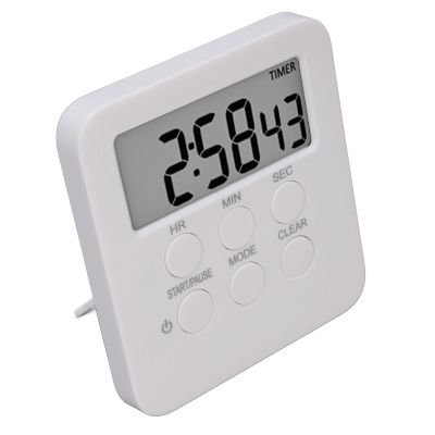 Alomejor Digital Kitchen Timer, Compact, 3 Sound Modes, Countdown/Count-Up, Memory Function, 2.91 x 3.15 x 0.67 in
