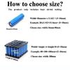 Marine-Grade Blue PVC Heat-Shrink Tube for 18650 Batteries, 36 mm x 23 mm x 8 m view 4