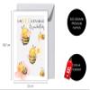 WBdesignz XXL Birthday Card “unBEElievable – it's your birthday” with Envelope, Bee Design, DIN A4 view 2