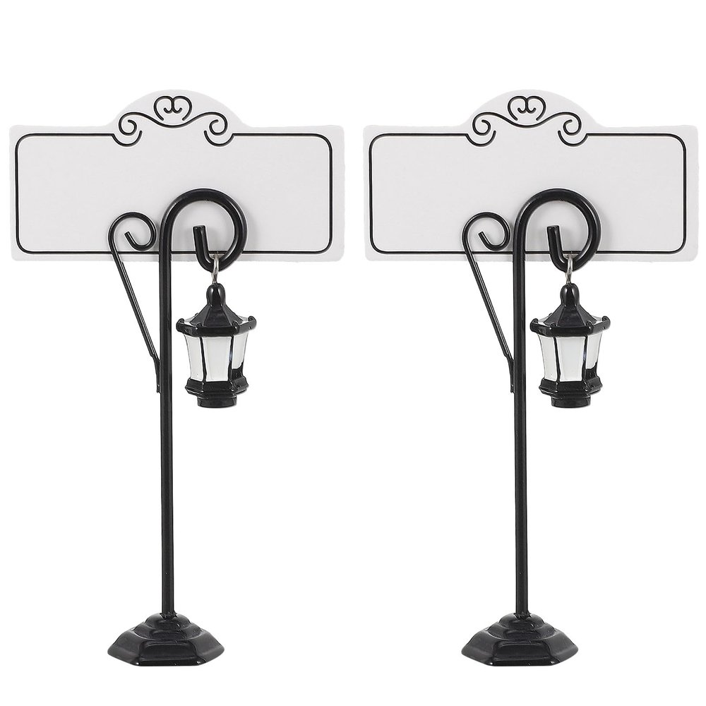 FRCOLOR Table Card Holders with Wide Base, 2 Pieces