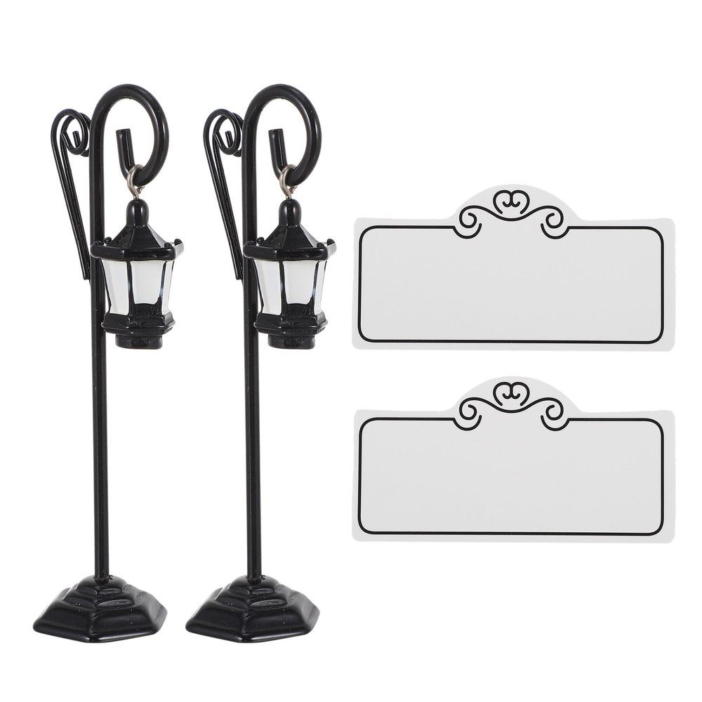 MUSISALY Table Card Holders - Black Memo Clips