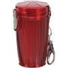 Small Portable Ashtray with Lid and Keychain, Red view 1