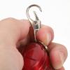 Small Portable Ashtray with Lid and Keychain, Red view 3
