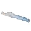 Alomejor High-Temperature Silk Doll Wig, 30 cm, White-Blue Gradient view 3