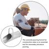 Iron Concrete Funnel for Secondary Pouring, Silver view 3