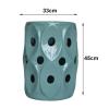 Glazed Ceramic Garden Stool, Simple and Decorative view 2