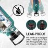 Mujigaga Stainless Steel Water Bottle, Leakproof 500 ml Insulated Bottle with Straw, BPA-Free, Carbonated Drink Compatible view 2