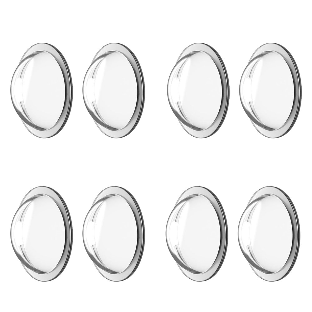 4 Pairs Car Camera Lens Protectors, Self-Adhesive Waterproof Covers for Rearview Cameras, Fits All Cars