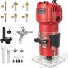 YEARTOP Wood Edge Router, 800W, 31,000 RPM, with 6-Piece Bit Set in Wooden Box view 1
