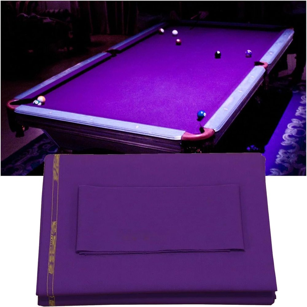 LoiYtrd Pool Table Replacement Set for Golf Centers, Clubs, and Hotels (Purple)