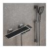 Digital Shower Set for Small Families, Gray, with Display, No Showerhead view 1