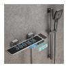 Digital Shower Set for Small Families, Gray, with Display, No Showerhead view 2
