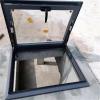 Manual Aluminum Alloy Skylight, Tempered Glass, 68 x 88 cm view 1