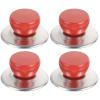 MUSISALY Heat-Resistant Pot Lid Handles - 4 Pack view 1